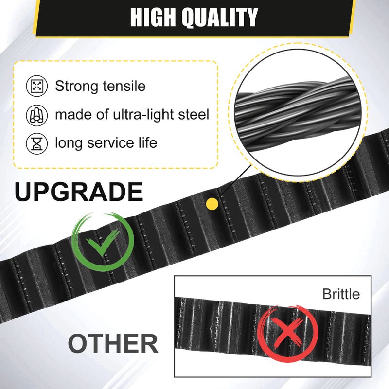 Vanesa 41A5434-13 Garage Door Belt 255"", 41A5434-13A Drive Belt for 8FT High Garage Doors, 041A5434-13A Replacement Belt Compatible with liftmaster/Chamberlain/sentex/Whisper Belt Models 3280, 2280, 2280R - Image 5